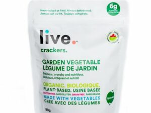 Live Organic Food Garden Vegetable Crackers