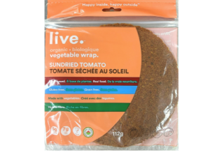 Live Organic Food Sundried Tomato Wrap
