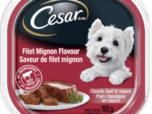 Cesar Classic Loaf in Sauce Filet Mignon Flavour Wet Dog Food, 100g