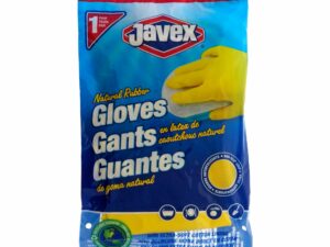 Javex Natural Rubber Dish Gloves, Medium 1 Pair