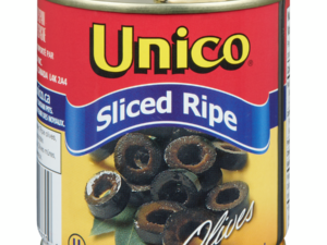 Unico Black Olives Sliced Ripe, 200 ml