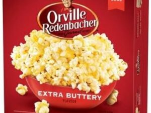 Orville Redenbacher Extra Buttery Microwave Popcorn, 10 Pack 82g
