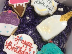 Cupcake Junkie Sugar Cookies Happy Birthday Theme