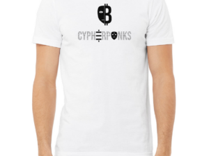 Bitcoin Cypherpunks Shirt, Legacy, White