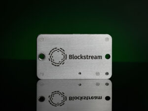 QuickBit Blockstream Metal Offline Backup